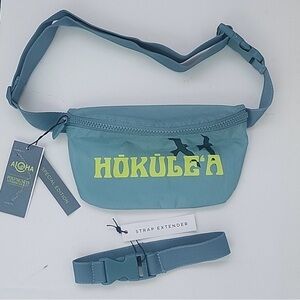 ALOHA Collection Hōkūleʻa Teal Waist Bag with Strap Extender